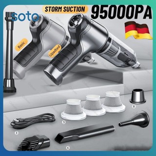 ♫ 95000pa Máy Hút Bụi ô Tô Không Chổi Than USB Không Dây Hút Mạnh Dụng Cụ Làm Sạch Cao   Bị Cầm Tay Mini Cầm Tay Tại Nhà
