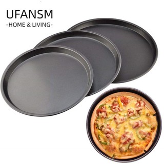 UFANSM Nướng Bánh Pizza Bằng Thép Carbon Màu Đen Chống Dính Tiện Dụng Cho Nhà Bếp