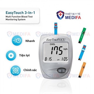 (có sẵn) Que thử mỡ máu, cholesterol cho máy đo Easy Touch GCU ET322