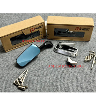 Gương Kính Chiếu Hậu Xe Máy H2C VUÔNG Cao Cấp Full Nhôm Kèm Hộp Ốc Pát Lục Giác
