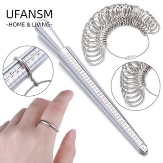 UFANSM Đo Kích Cỡ Nhẫn Chuyên Dụng Bằng Kim Loại