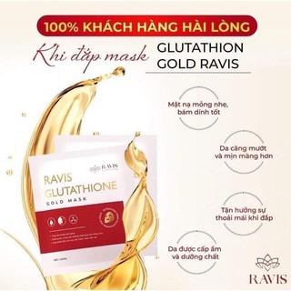 Mặt Nạ Ravis , Nạ Tinh Chất Vàng ( hộp 6 miếng )