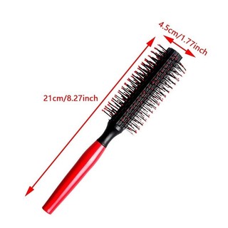 [COMBO 5] Lược tròn tạo kiểu tóc phồng, uốn xoăn (Đỏ)
