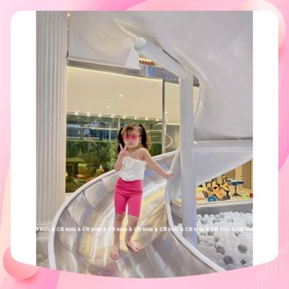 XẢ Set áo hoa to quần legging lửng cho bé gái