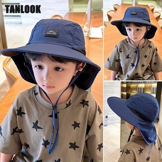 Mũ chống nắng TANLOOK Trẻ em che mặt ngoài trời Chống nắng Chống bụi Chống tia cực tím Mũ chống nắng thoáng khí
