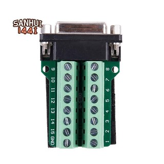 Db15 D-SUB VGA 15pin Nữ Adapter Jack Terminal Breakout PCB Board