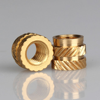 【Instock】Copper Threaded Threaded Insert Accessories Knurled M2 Nut Thread 100PCS