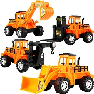 Bộ xe công trình túi 4 xe, ô tô xây dựng cho bé
huytoykid
