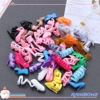 Set 20 đôi giày cao gót 30cm dễ thương cho búp bê 1/6