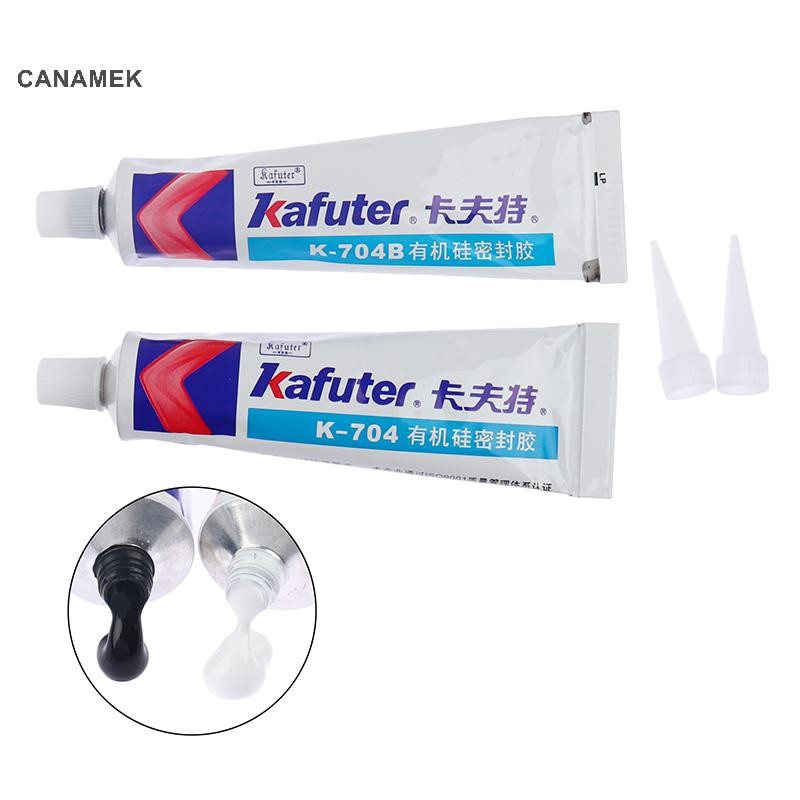 Canamek 45g Silicone Keo Công Nghiệp K-704 704B RTV Cao Su Silicon Trắng balck Keo CSF