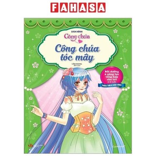 Sách dán hình công chúa - công chúa tóc mây