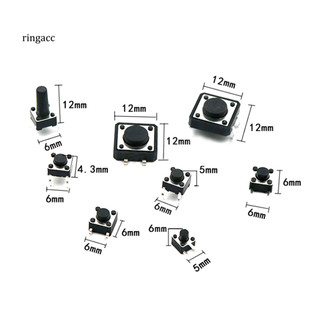 Rga 250 Chiếc 25 Loại Micro Momentary Tactile Push Button Tact Switch Set