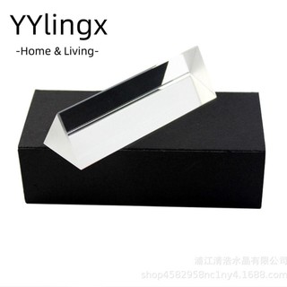 Kính quang học, lăng kính hình tam giác 6 '' 150mm, có hộp quà tặng Lăng kính quang học pha lê hình tam giác giảng dạy phổ ánh sáng