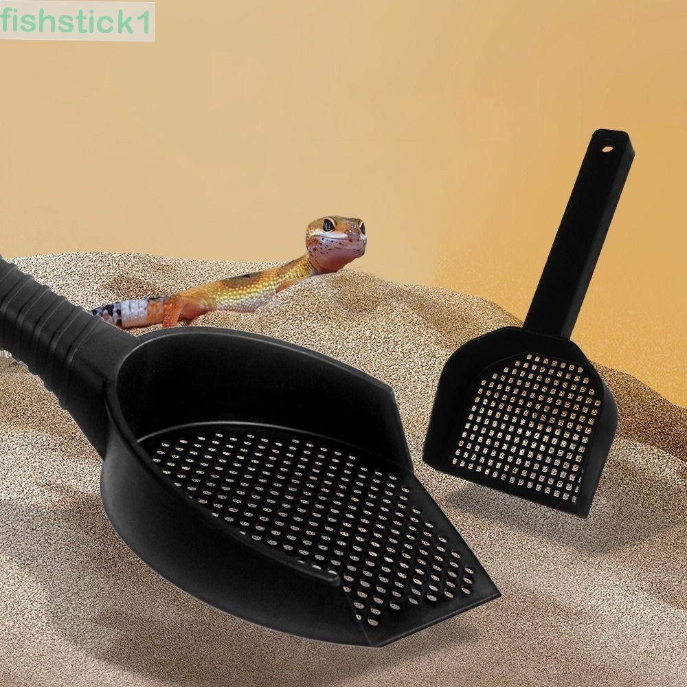 Fishstick1 Hamster Litter Xẻng, Lỗ Nhỏ Nhựa Mèo Kitty Litter Scoop, Th