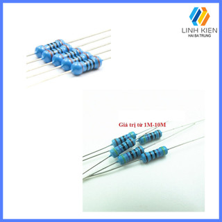 [Có sẵn] Trở vạch 1/4W 1% 10K ohm đến 82K ohm (50 con)