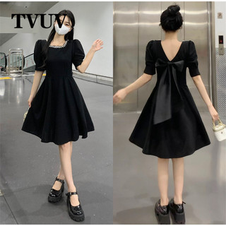 Tvuv Thời Trang Thắt Nơ Thắt Lưng Tính Khí Xuất Hiện Đầm Mỏng 9317 #