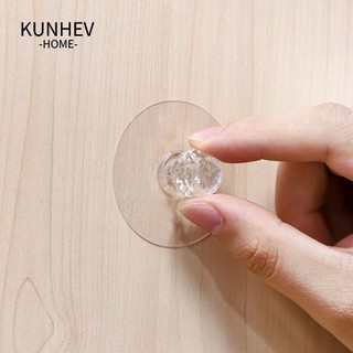 KUNHEV nắm cửa vô hình, Tay nắm cửa tủ nhựa trong suốt, Tay cầm tự dính