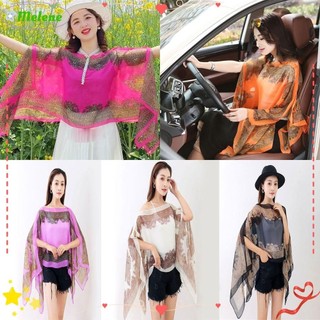 Khăn quàng cổ voan MELENE, Khăn choàng chống nắng bằng Bikini thoải mái, Cổ giả Áo len dài tay mềm mại Tính khí Bandana Foulard Xuân Hè Thu
