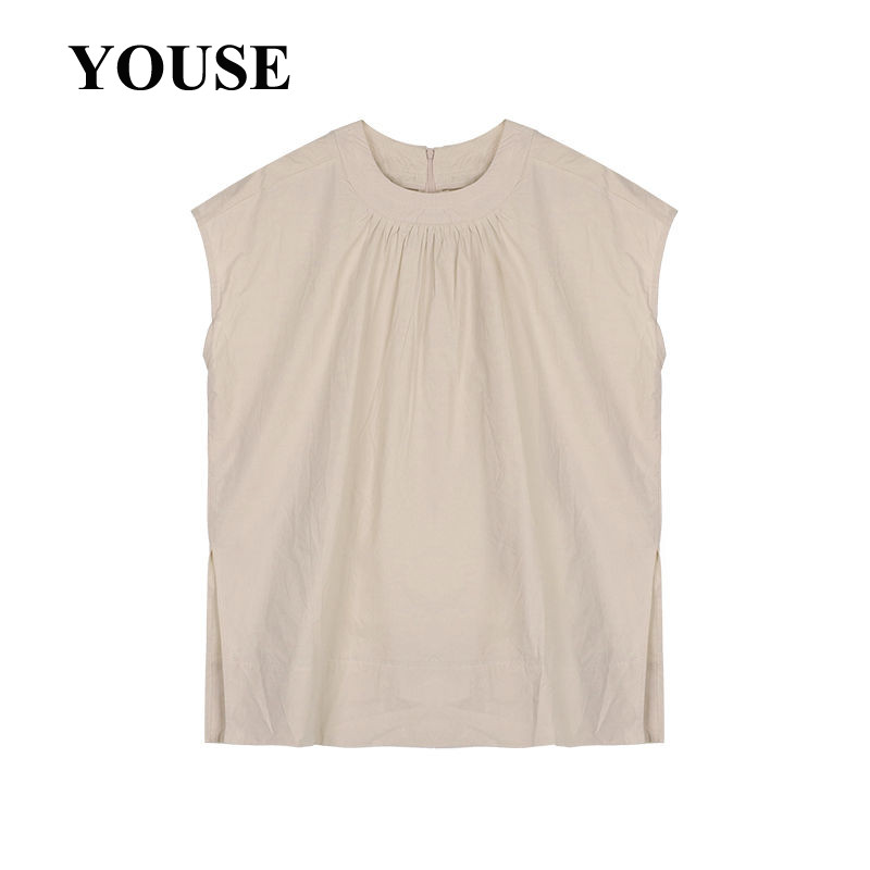 YOUSE Áo Sơ Mi áo sơ mi nữ áo kiểu hàn quốc Phong cách Fashion chic Thoải mái WCS24300QS 9Z240302 | BigBuy360 - bigbuy360.vn