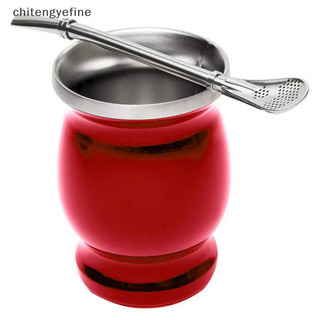 Chitengyefine Yerba Mate Gourd Set Cốc trà và illa Set vn