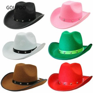 Mũ cao bồi Mũ rộng vành Panama nỉ Fedora