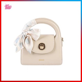 【FW Bag】【free gift】 Túi Xách Đeo Vai Bằng Lụa Cỡ Nhỏ Phối Khăn Quàng Cổ Đơn Giản Thời Trang