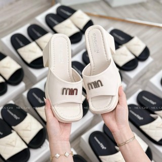 Dép Cao Gót MIDU MIN Đế Nhẹ 7 Phân