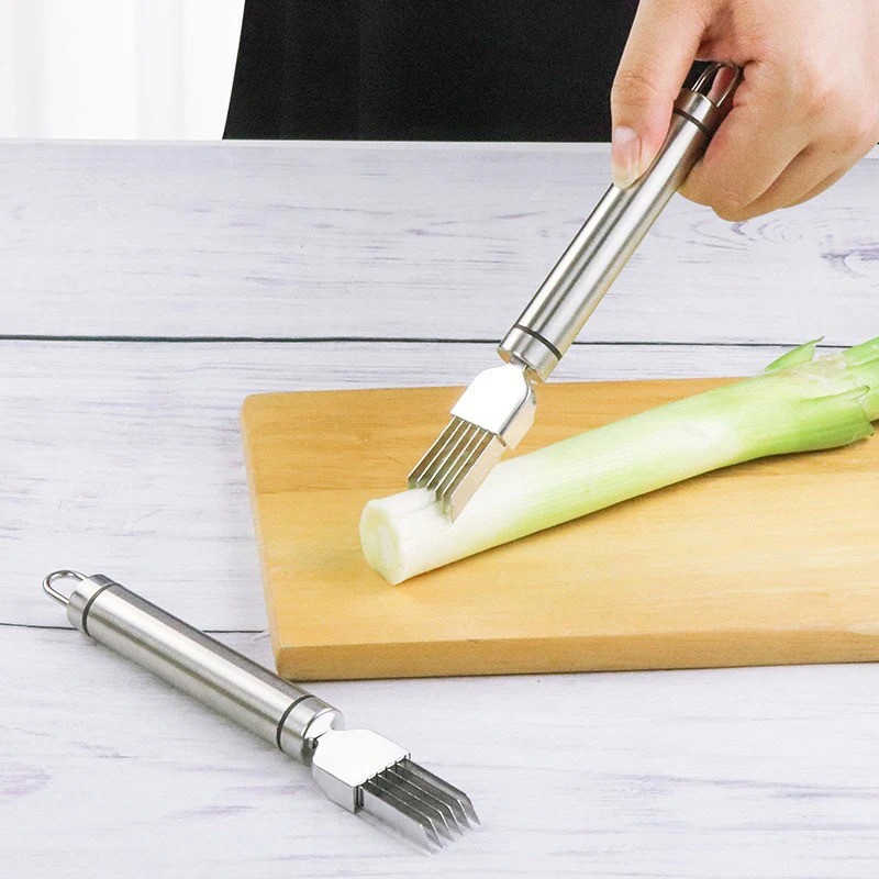 Dao Bào Sợi, Đồ Bào Sợi Hành Lá, Rau Củ Quả Đa Năng Làm Đồ Chua, Gỏi, Nộm - Chopped Green Onion Knif