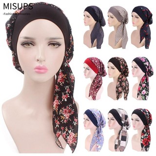 MISUPS đô turban MISUPS co giãn in họa tiết phong cách Hồi giáo có thể điều chỉnh