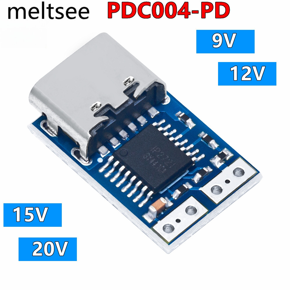 Pdc004-pd mô-đun mồi nhử PD PD23.0 sang DC DC PDC004- cáp mở rộng kích hoạt Bộ sạc QC4 9V 12V 15V 20