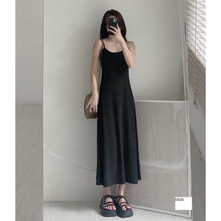 Đầm 2 Dây Dáng Dài DaaLaa Store Phong Cách Basic D122