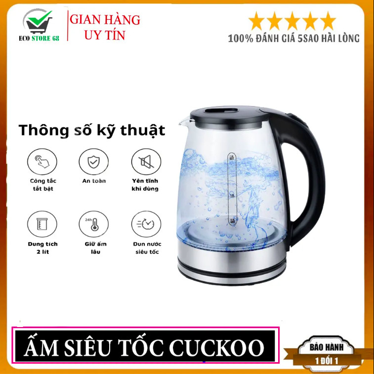 Top 10 Ấm Siêu Tốc Thủy Tinh Cuckoo Flagship Đáng Mua Nhất 2026