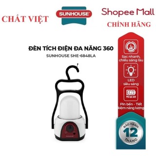 Đèn tích điện đa năng 360 sunhouse she-6848la