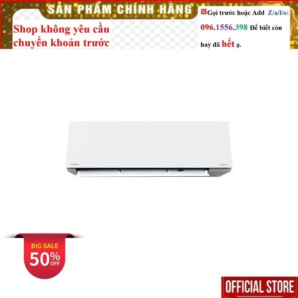 <Rẻ> Điều Hòa Toshiba inverter 1.5 HP RAS-H13E2KCVG-V - Điện Máy Tại Kho  - Mới 100% CBX