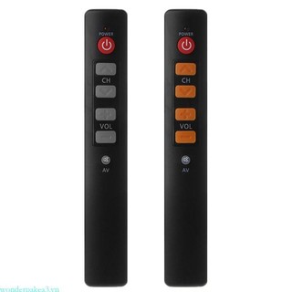 Wonderpakea3 6 Nút màu vàng lớn Học điều khiển từ xa Sao chép IR Remote cho TV STB