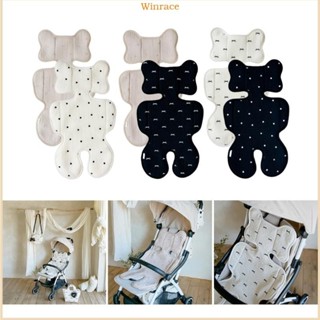 Xe đẩy em bé WRC Chèn Thêu Xe đẩy em bé Đệm mềm thoáng khí Miếng đệm mềm hai lớp cho trẻ sơ sinh để thêm sự thoải mái