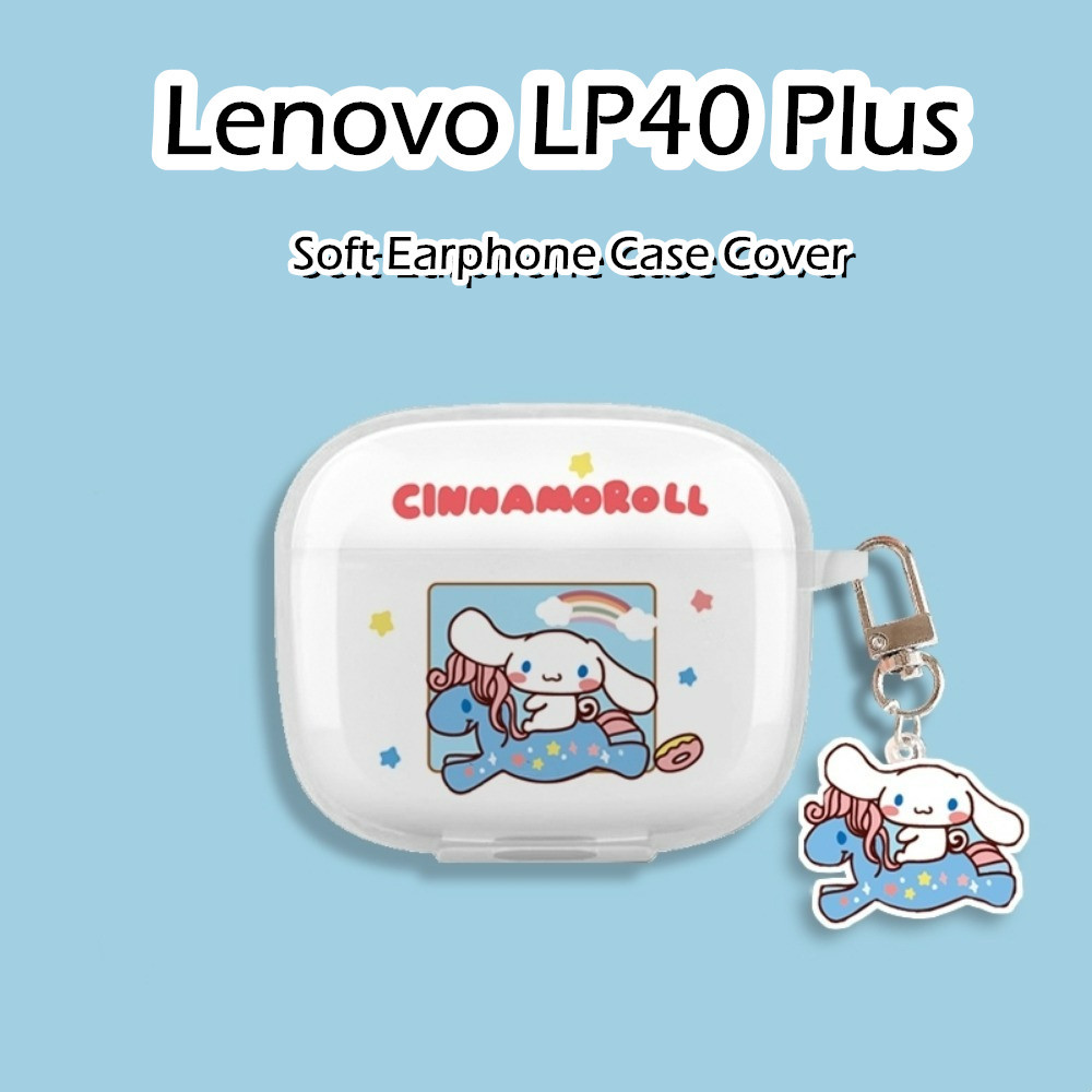 [Giao hàng nhanh] Dành cho Ốp lưng Lenovo LP40 Plus Vỏ tai nghe silicon mềm phong cách tươi mới Vỏ b