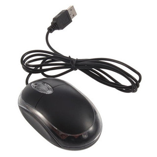 Usb màu đen có dây quang cuộn chuột bánh xe cho máy tính xách tay PC