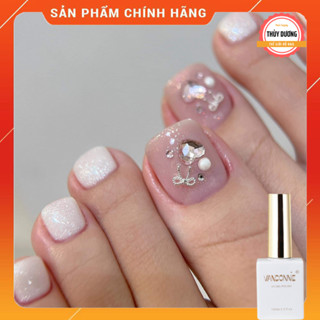 Sơn gel Vandonnie chính hãng màu trắng nhũ gạo 15ml