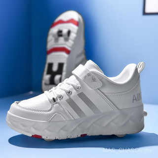 Hot-sell Bốn Bánh Heelys Con Lăn Giày Bánh Xe Bé Trai Bé Gái Trẻ Em Người Lớn Thể Thao Ngoài Trời Giày Trượt Con Lăn Có Thể Tháo Rời Bánh Xe