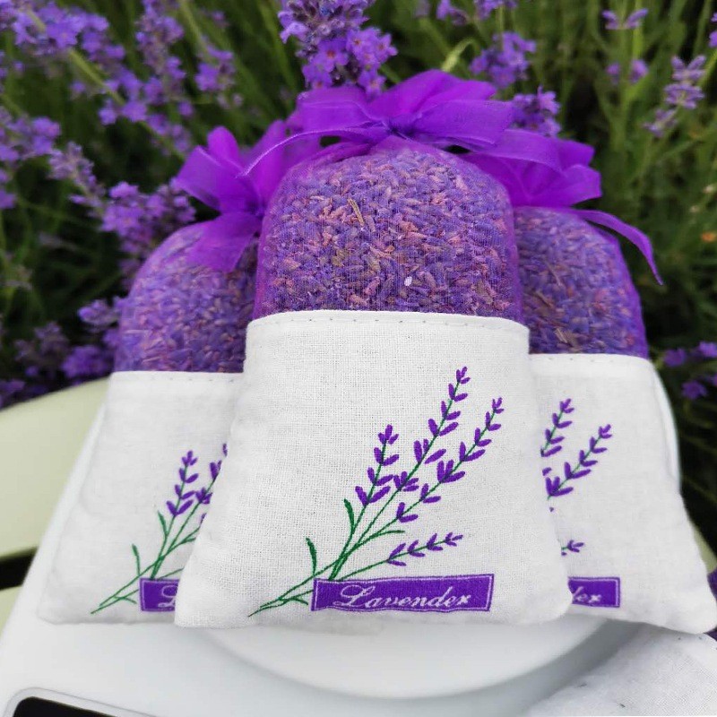Túi Thơm Để Tủ Quần Áo Hương Lavender, Túi Thơm Phòng, Treo Xe Ô Tô, Treo Phòng Tắm, Phòng Ngủ Hương Hoa Oải Hương