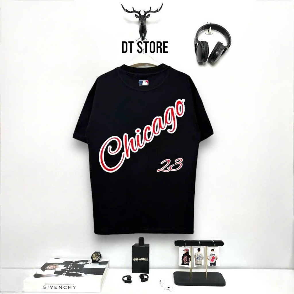 【HOT】 Áo thun MLB BÓNG CHÀY DT16 vải cotton cao cấp form rộng unisex - DT STORE