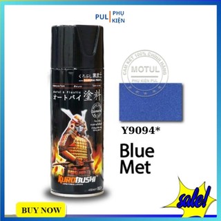 Sơn samurai màu xanh dương kim loại Y9094 làm mới đẹp xe bám tốt chống gỉ sét hàng chính hãng