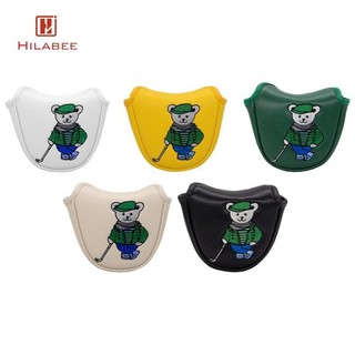 Hilabee Golf Mallet Putter Head Cover Bảo vệ cho hầu hết các câu lạc bộ Putter Club Golf Headcover Golf Mallet Putter Cover