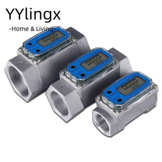 Máy đo lưu lượng tuabin kỹ thuật số Máy đo lưu lượng xăng chuyên nghiệp Dầu hỏa Methanol Nước 1 / 1.5 / 2 inch Bộ đếm cảm biến