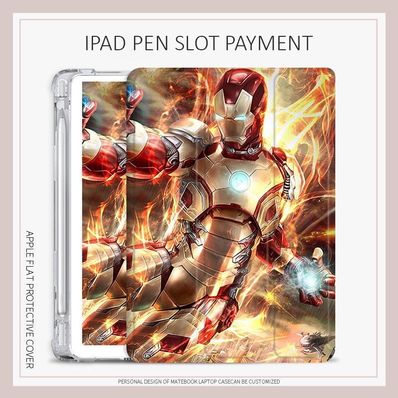Ốp lưng iron Man iPad 10.2 gen 7 8 9 gen10 Ốp lưng iPad pro11 2021 22 Ốp lưng iPad air 3 4 5 mini 4 
