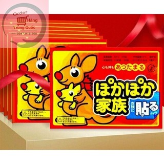Miếng dán giữ nhiệt gia đình chuột combo 30 miếng