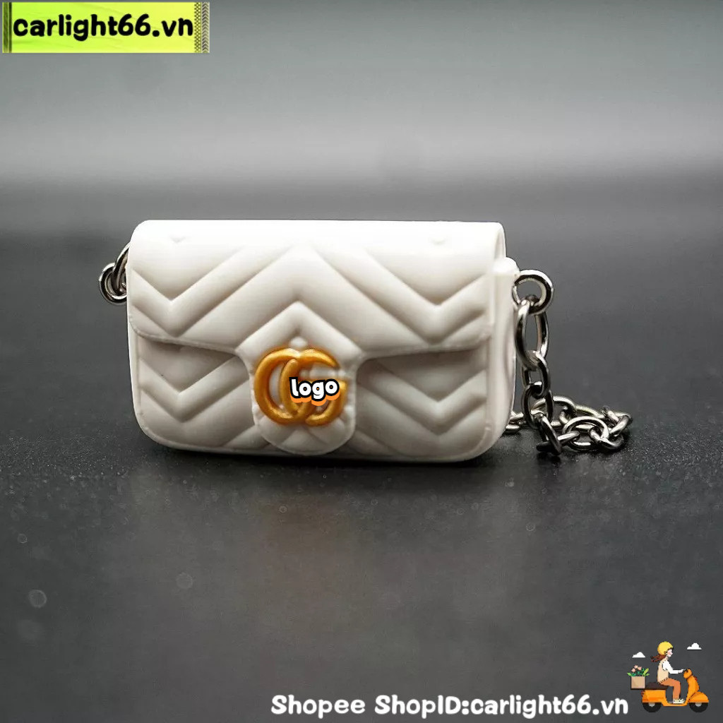 Mô hình túi xách / túi có dây đeo cho nhà búp bê 1:12,Túi Xách Mini Đựng Trang Sức Búp Bê Barbie Dễ Thương Xinh Xắn