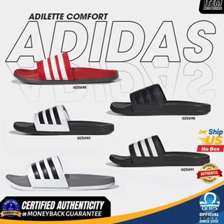 Dép nam Das Comfort plus adilette 3 stripes quai ngang chính hãng công nghệ CloudFoam êm chân tuyệt đối - Aries Sốp