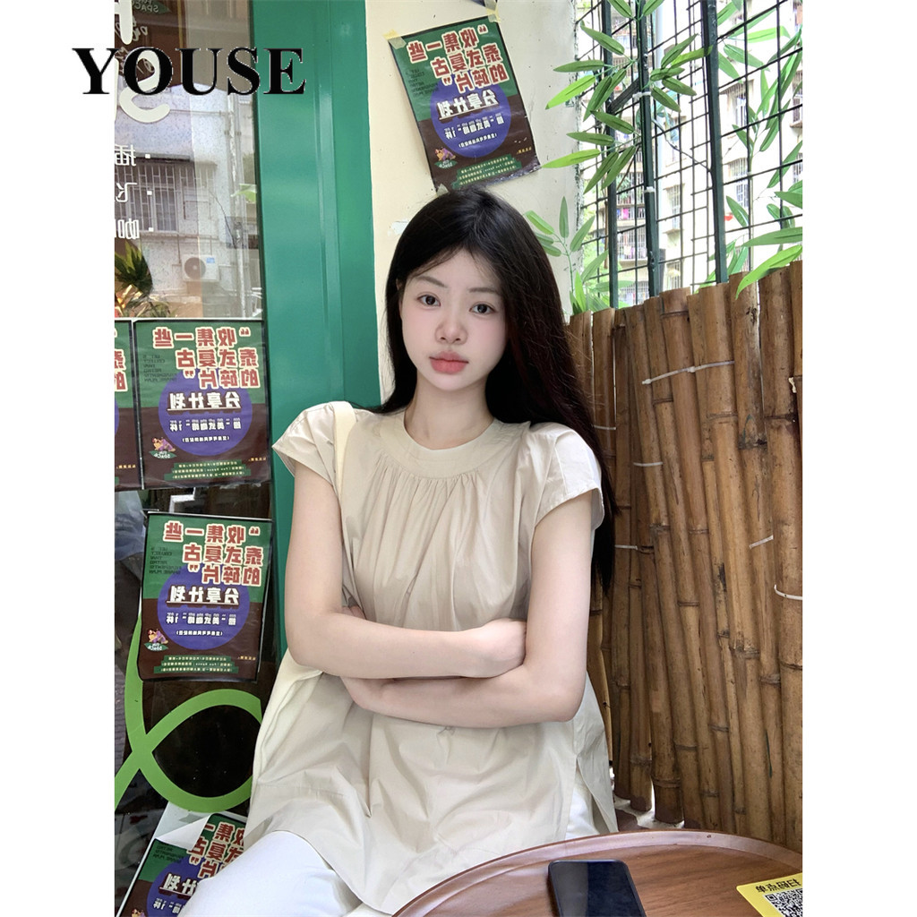 YOUSE Áo Sơ Mi áo sơ mi nữ áo kiểu hàn quốc Phong cách Fashion chic Thoải mái WCS24300QS 9Z240302 | BigBuy360 - bigbuy360.vn